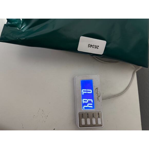 St Johns Bay Blouse Women 1X Blue Short‎ Sleeve Chiffon Boho Smocked Stretch - Picture 6 of 6